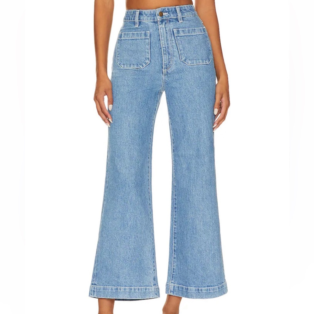 Rolla’s High Rise Wide Leg Jean Sz 26 Light Wash